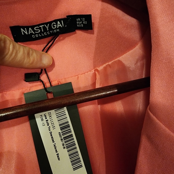 Barbiecore pink blazer oversized - Picture 2 of 5